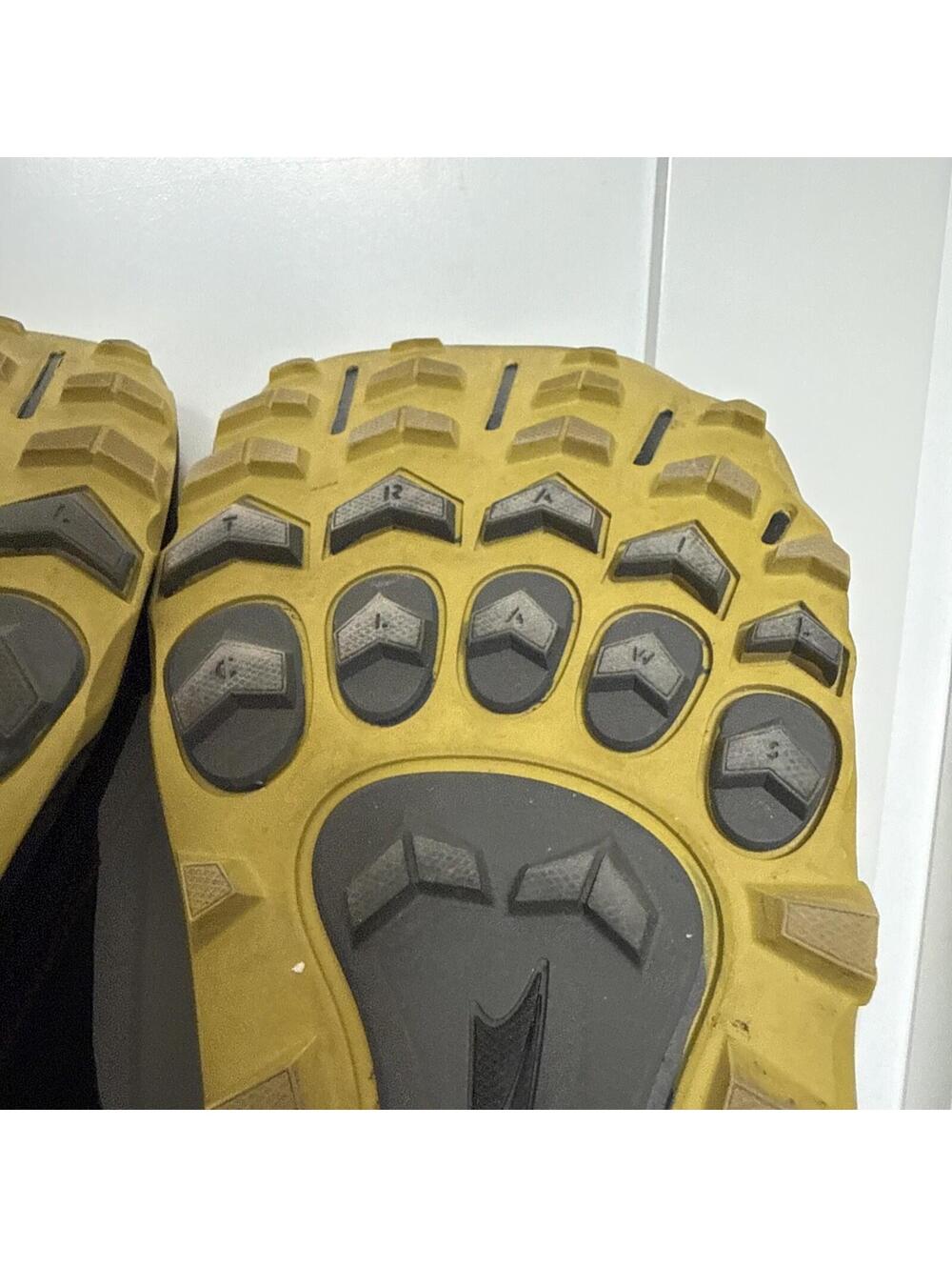 Altra Shoes Mens Size 8 Black Yellow Lone Peak All  WTHR Trail Running Hiking - Picture 12 of 14